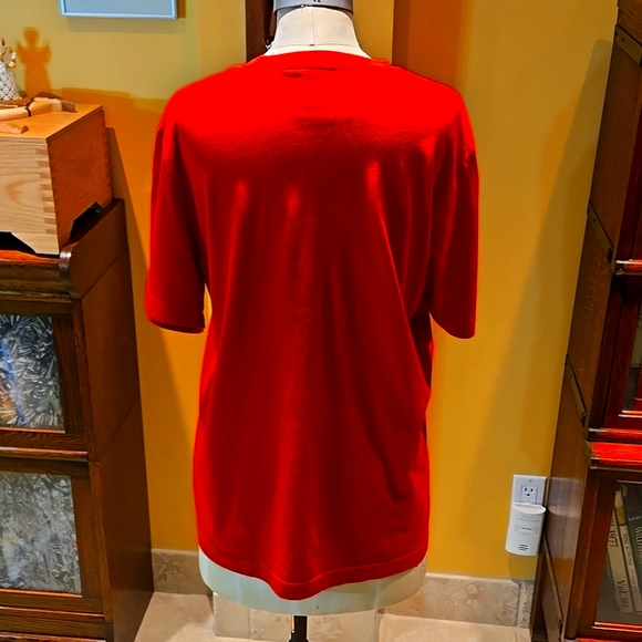 ADIDAS Vintage Men's Red short sleeves T-Shirt - Picture 7 of 9